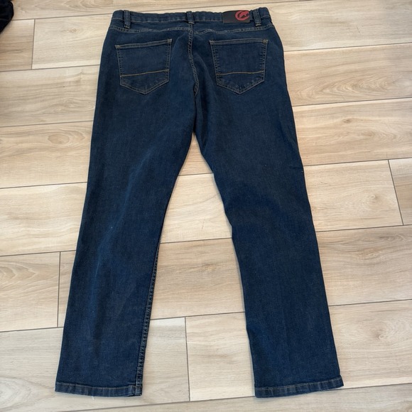 Ecko Unltd Men's Athletic Fit Jeans Size 36x32 Dark Wash Denim Straight Leg - Picture 7 of 8